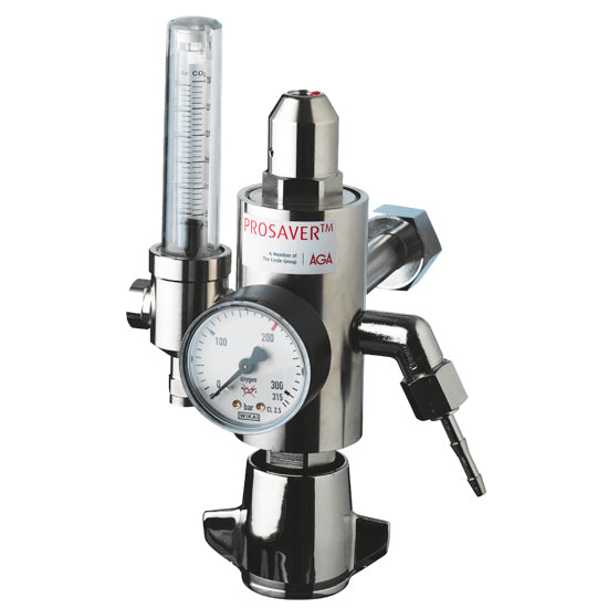 REGULATOR PROSAVER 2–30 L/MIN AR/MISON