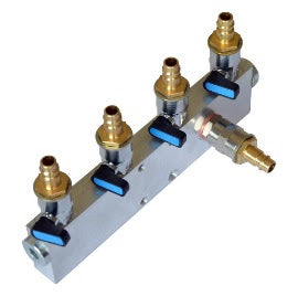 4-way manifold with connection cable