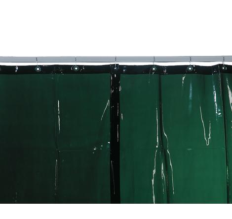 Welding Curtain, Red, DIN EN ISO 25980 - H 3,000 x W 1,300 mm, 2.30 kg, thickness = 0,4 mm