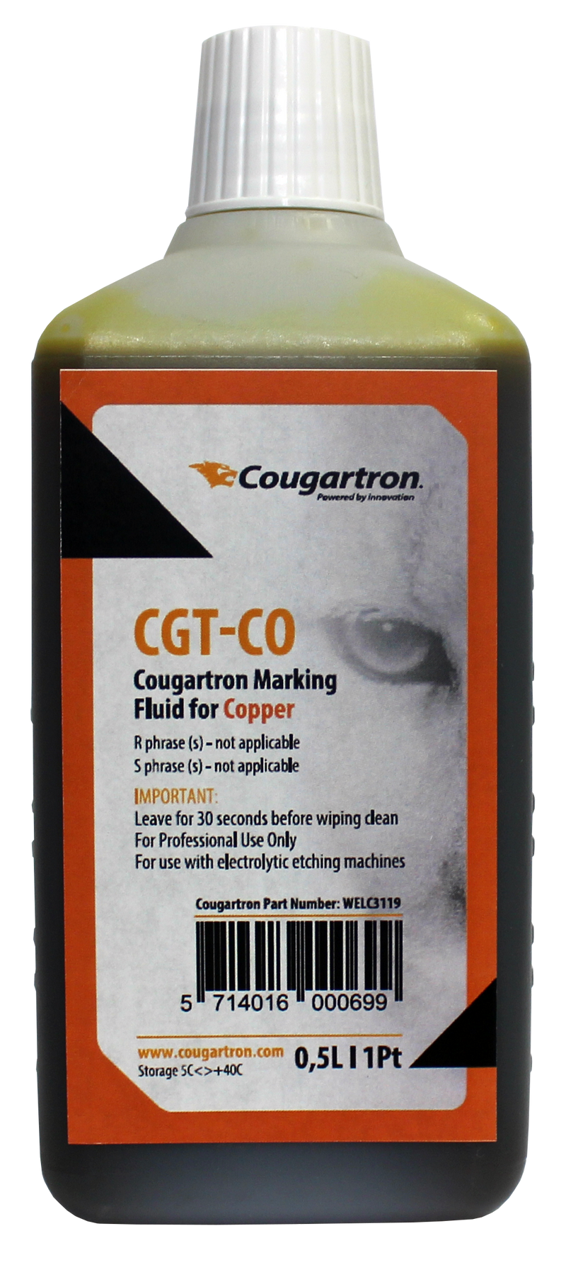 Cougartron CO vätska för etsning - 500ml