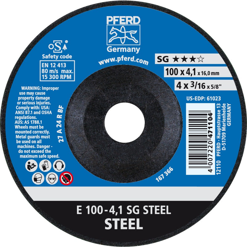 PFERD Navrondeller E 100-4,1 SG STEEL/16,0