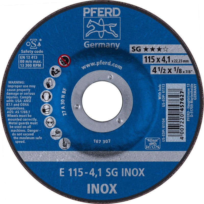 PFERD Navrondeller E 115-4,1 SG INOX