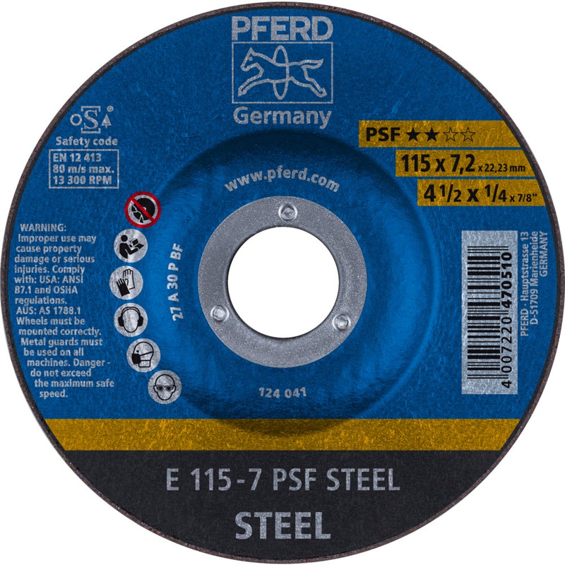 PFERD Navrondeller E 115-7 PSF STEEL