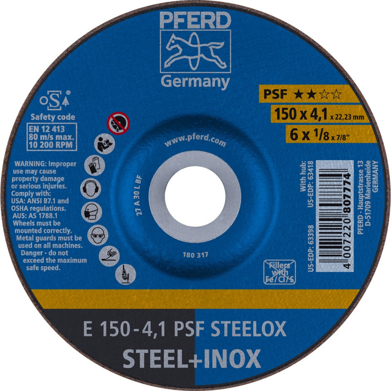 PFERD Navrondeller E 150-4,1 PSF STEELOX