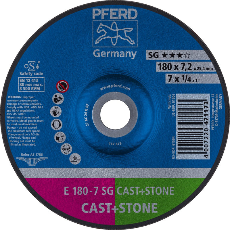 PFERD Navrondeller E 180-7 SG CAST+STONE