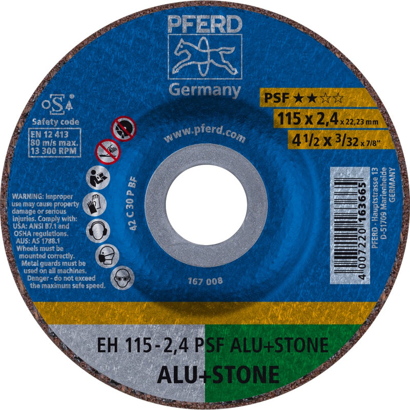 PFERD Kapskivor EH 115-2,4 PSF ALU+STONE