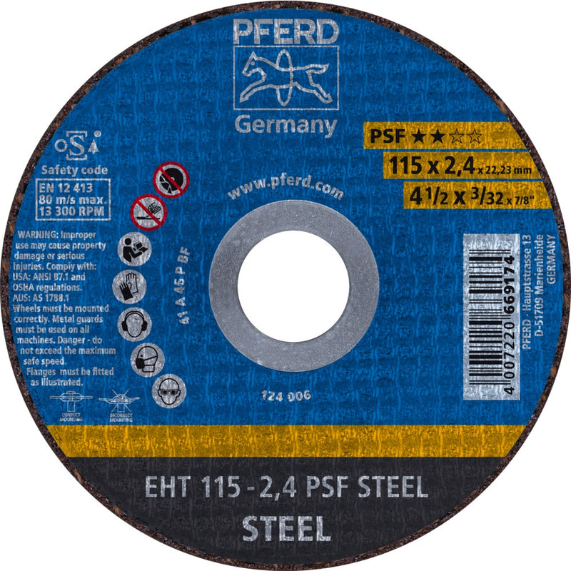 PFERD Kapskivor EHT 115-2,4 PSF STEEL