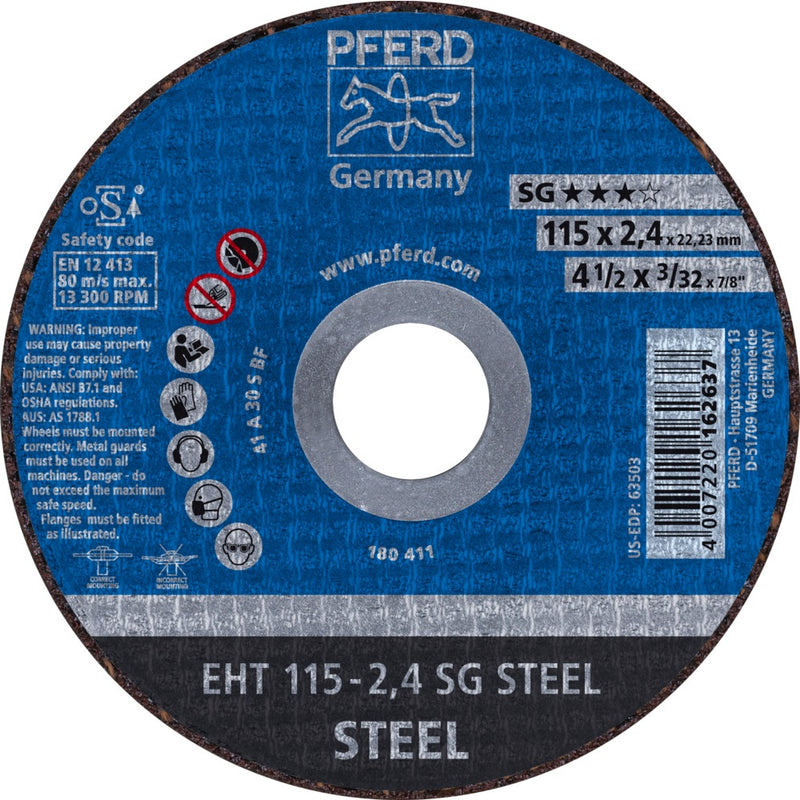 PFERD Kapskivor EHT 115-2,4 SG STEEL